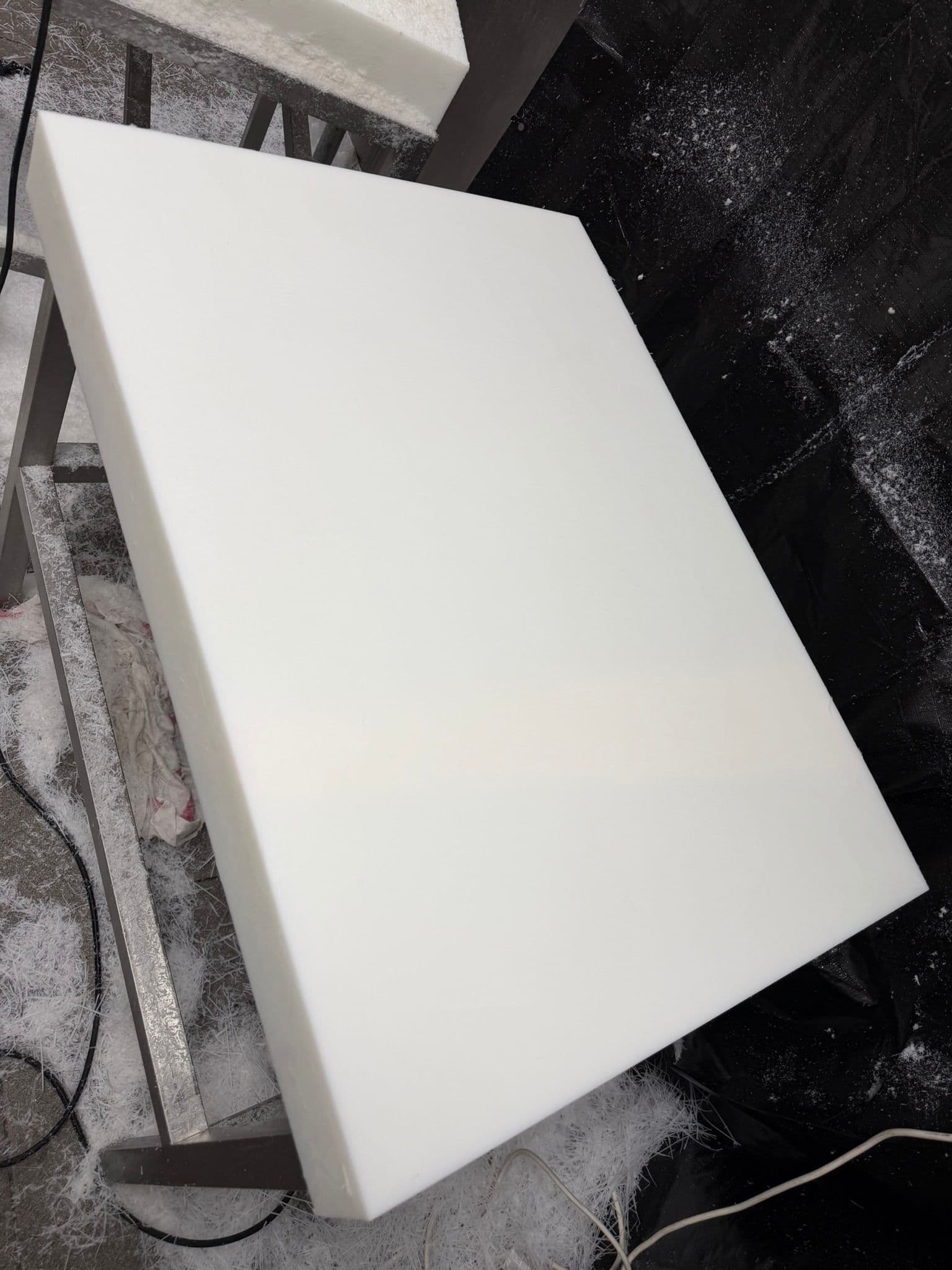 Planche en bois après restauration